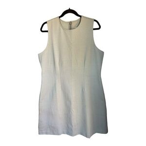 Everlane The Dream 90s Shift Dress Sage Green Size XL